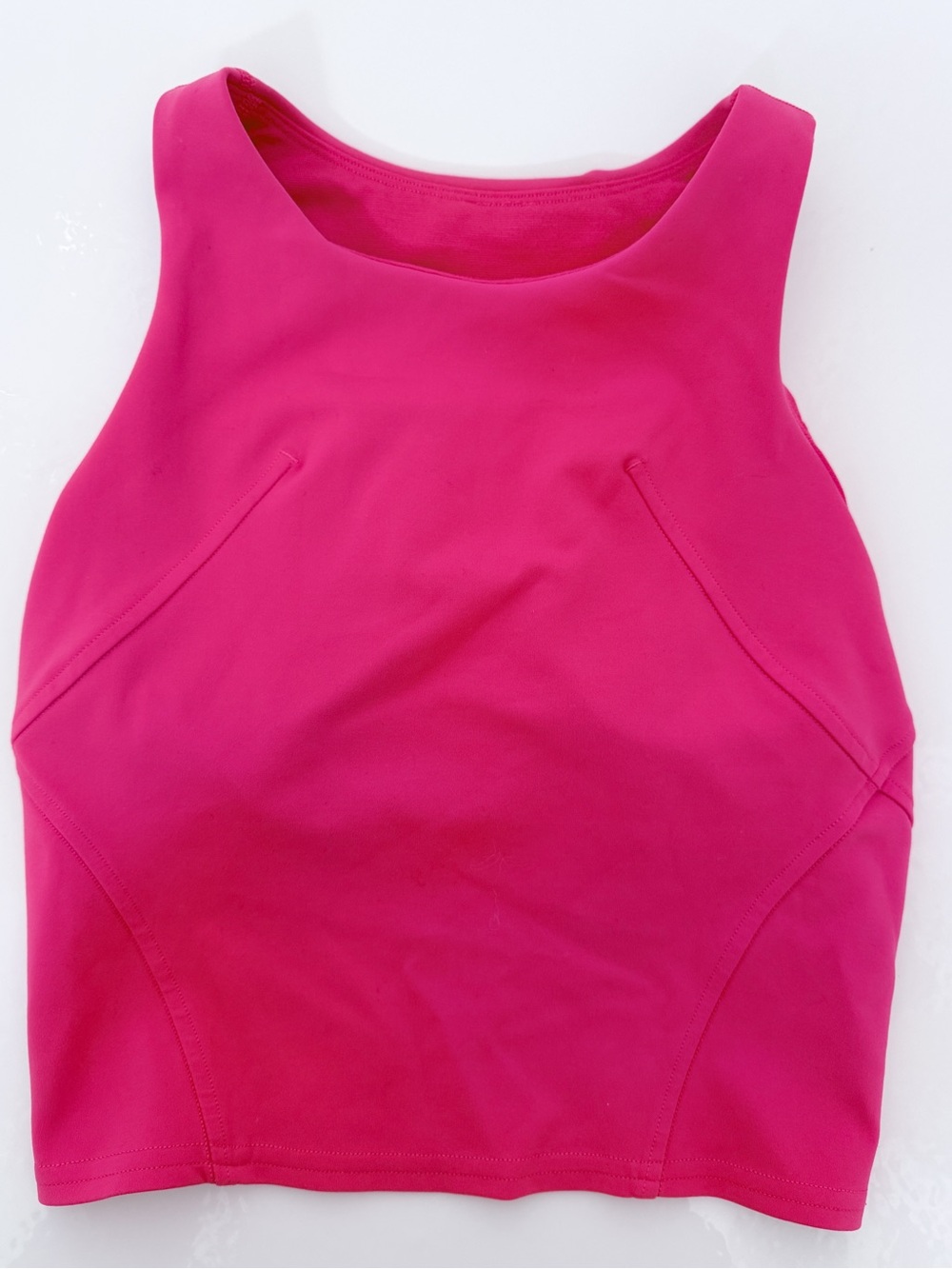 Lululemon Align Tank Pink Size 2 Built-In Bra Cropped Yoga Top Like New